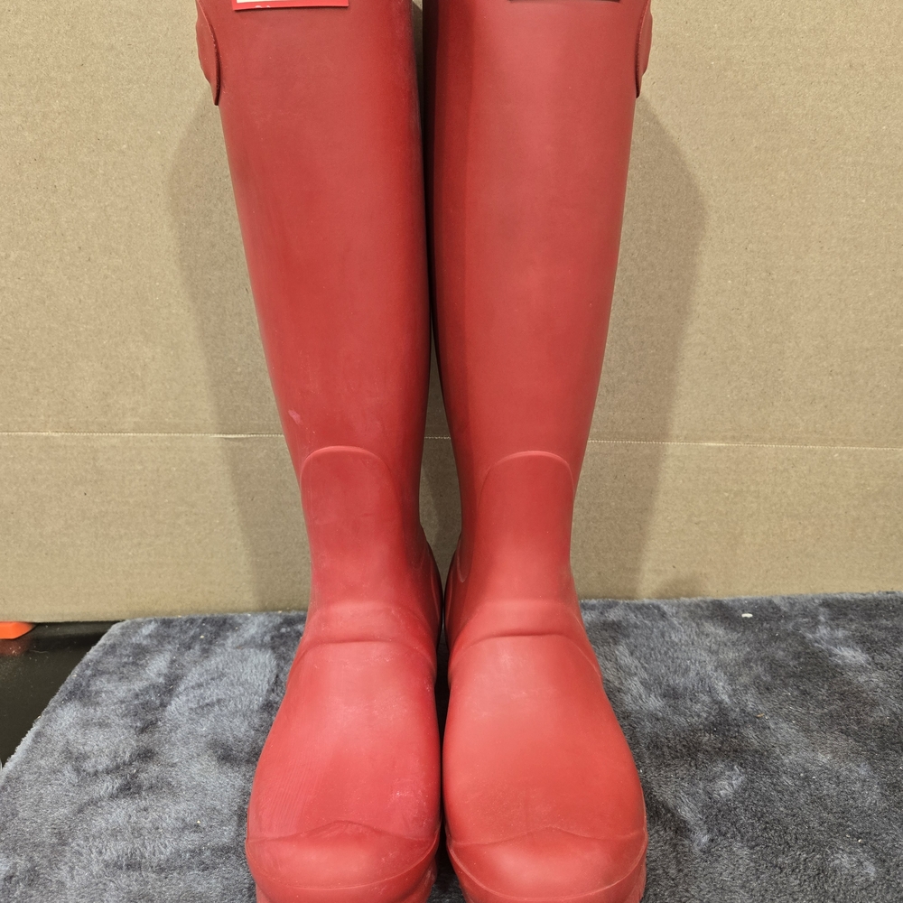 Hunter Women's Bold Red Rain Boots